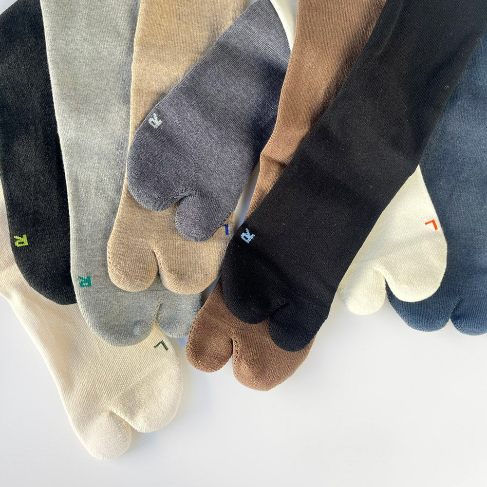 アミタビ ベーシックソックス AMITABI ベーシックカラー 足袋ソックス