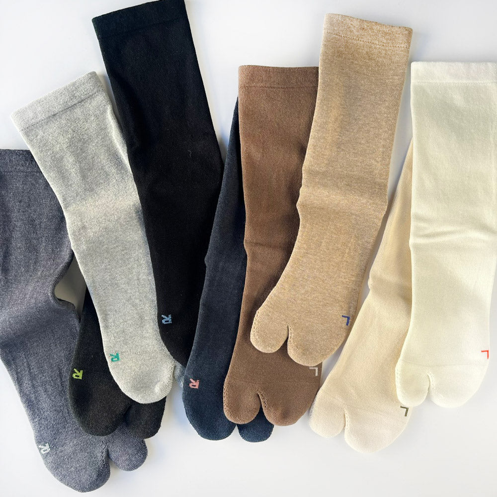 アミタビ ベーシックソックス AMITABI ベーシックカラー 足袋ソックス