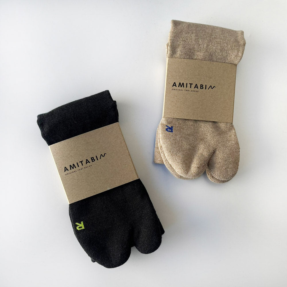 アミタビ ベーシックソックス AMITABI ベーシックカラー 足袋ソックス