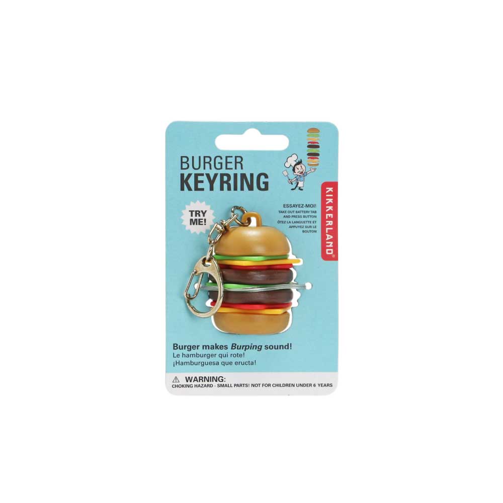 KIKKERLAND Burger Keyring　キーホルダー キッカーランド