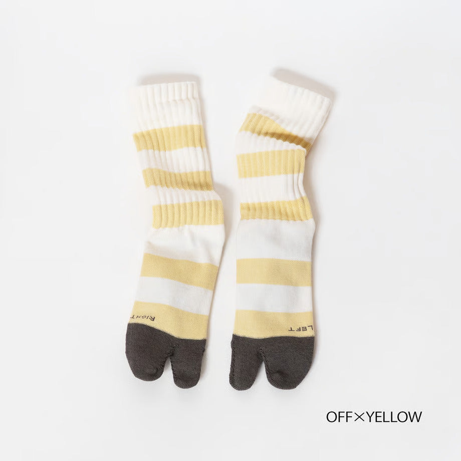 AMITABI STOKED! コットンウールストライプソックス アミタビ ストークド