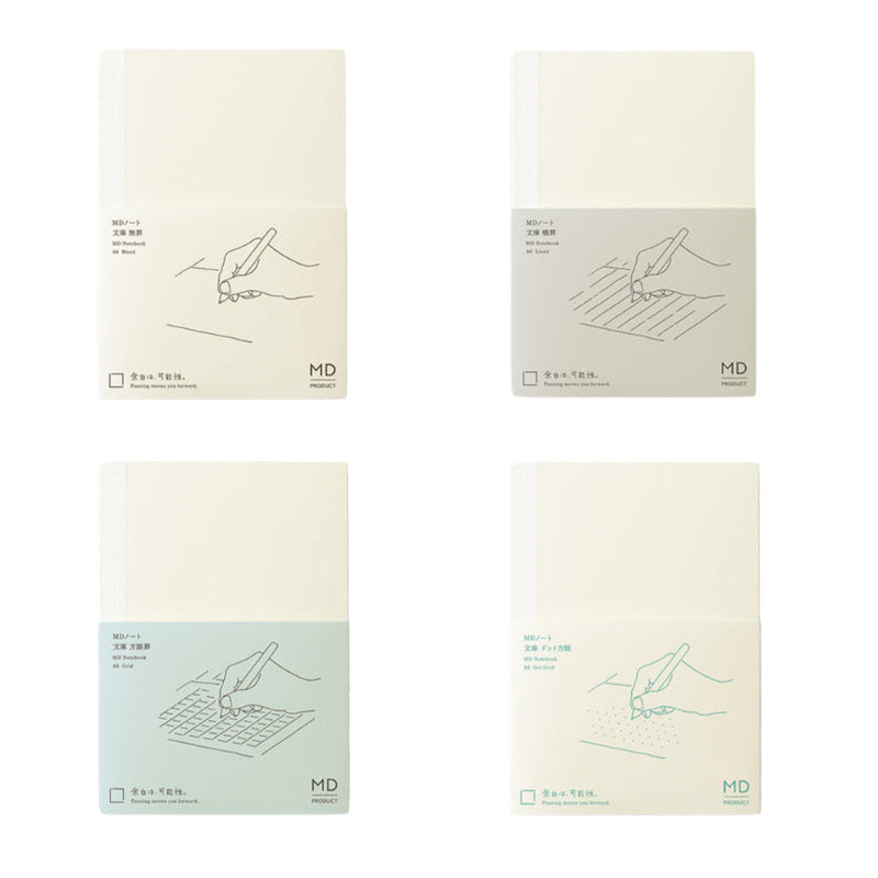 【NEW】MDノート 文庫 ミドリ  MIDORI A6