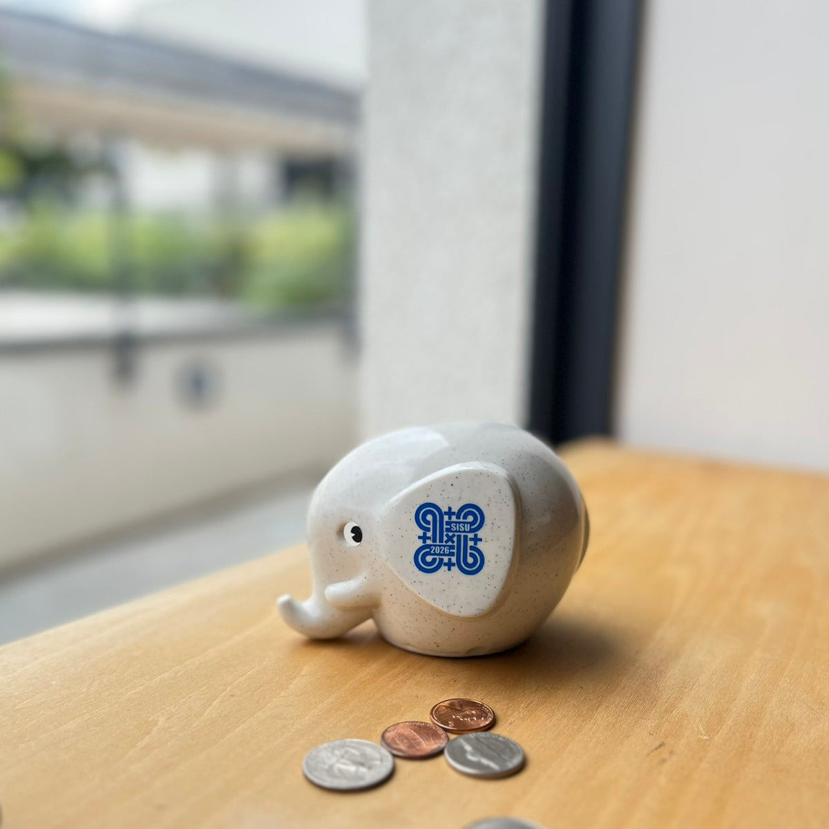 Fantti エレファントバンク 貯金箱 2026限定 ゾウ SISU マーブル 北欧雑貨