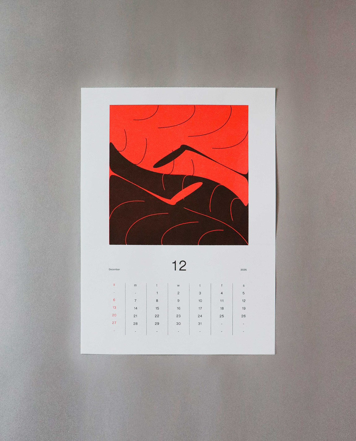 SYMMETRY 2026年 カレンダー 井上元太 壁掛け