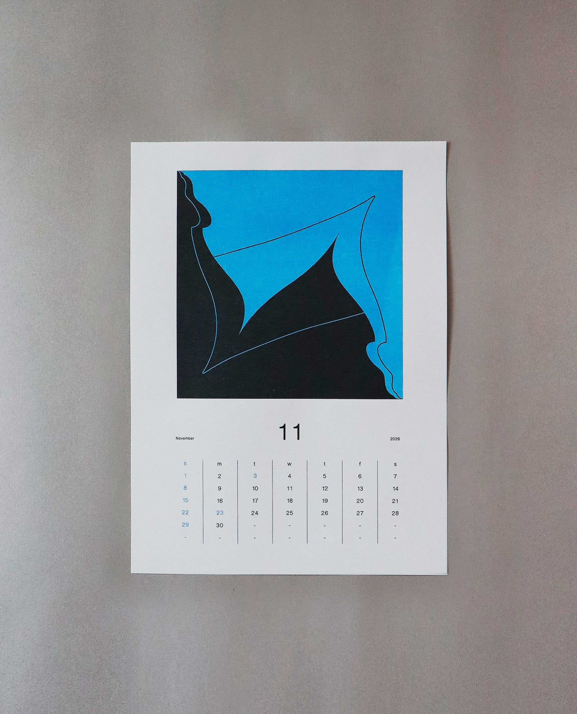 SYMMETRY 2026年 カレンダー 井上元太 壁掛け