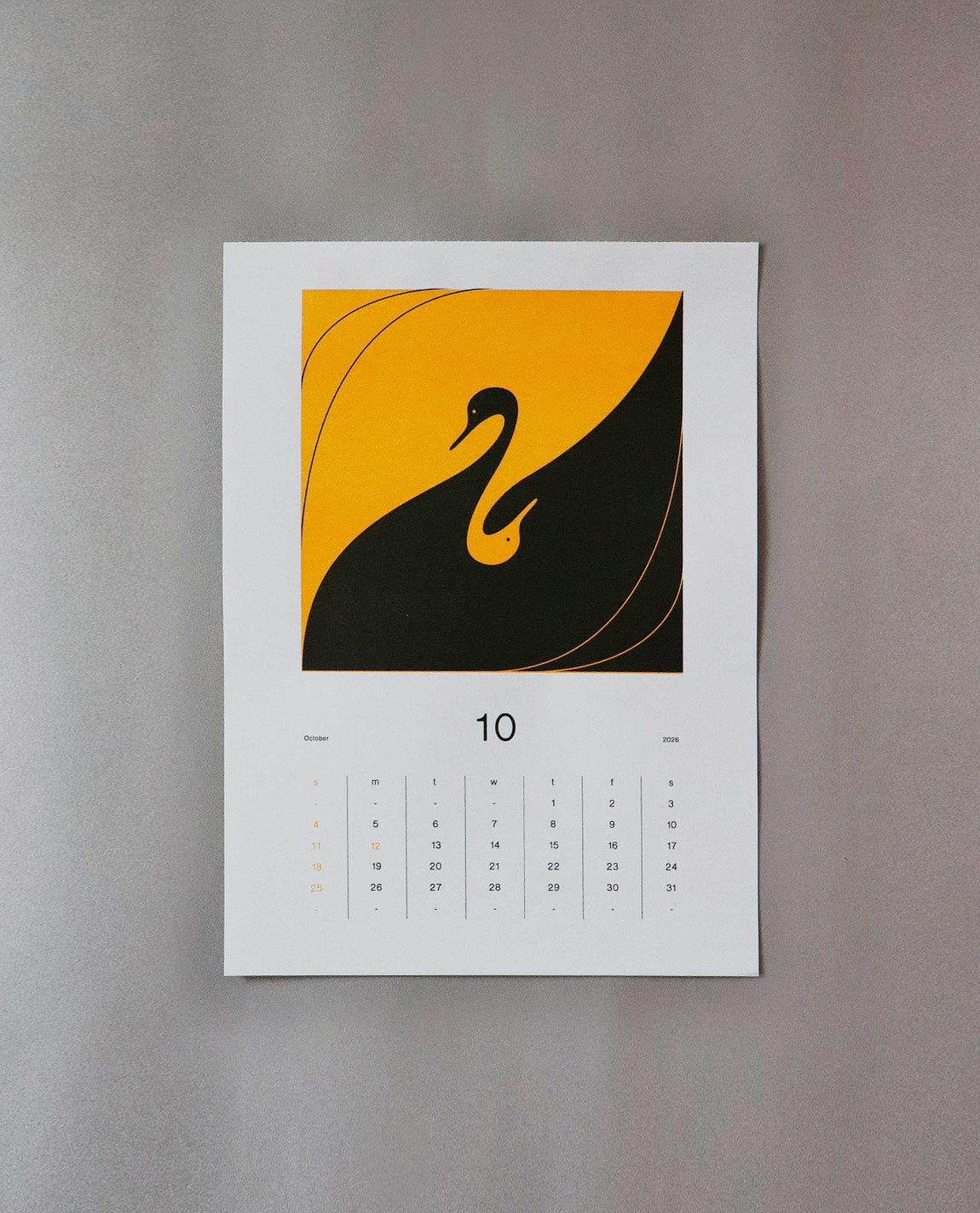 SYMMETRY 2026年 カレンダー 井上元太 壁掛け