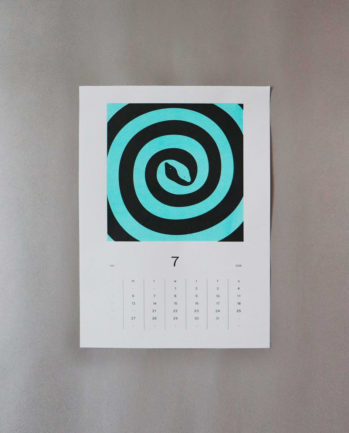 SYMMETRY 2026年 カレンダー 井上元太 壁掛け