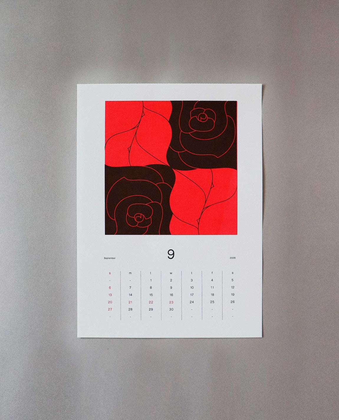 SYMMETRY 2026年 カレンダー 井上元太 壁掛け