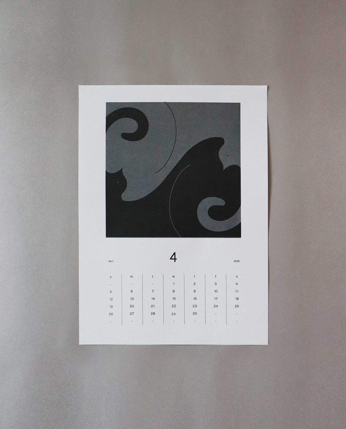 SYMMETRY 2026年 カレンダー 井上元太 壁掛け