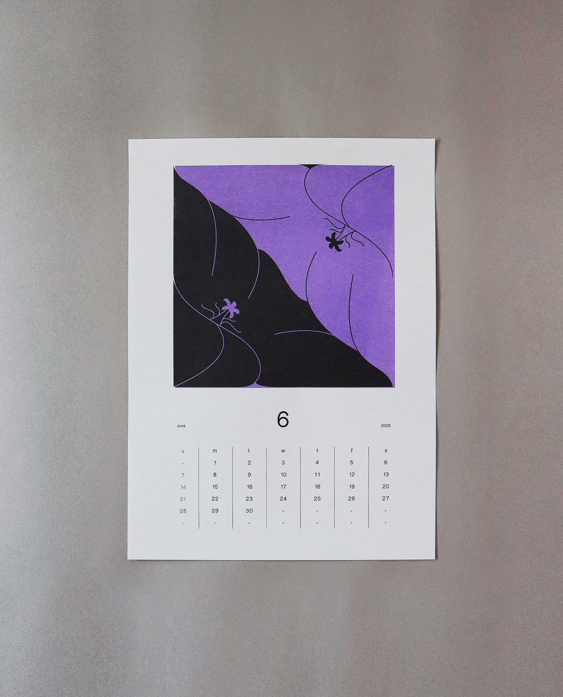 SYMMETRY 2026年 カレンダー 井上元太 壁掛け