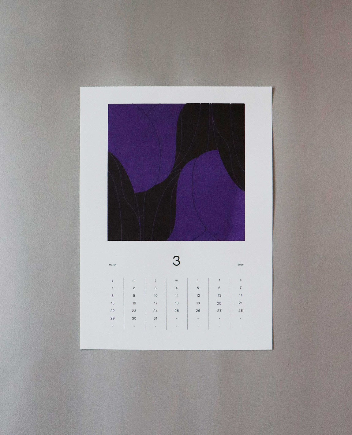 SYMMETRY 2026年 カレンダー 井上元太 壁掛け