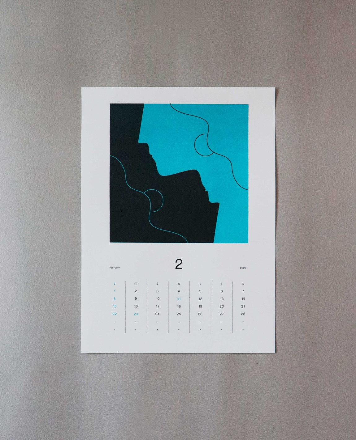 SYMMETRY 2026年 カレンダー 井上元太 壁掛け