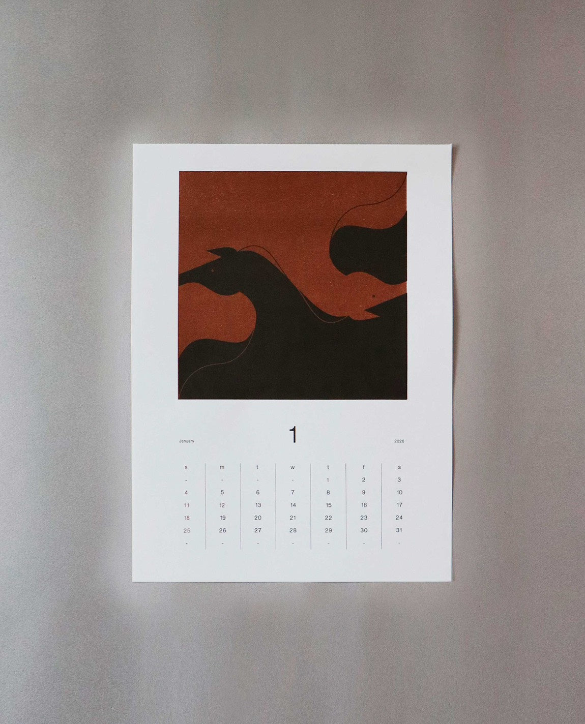 SYMMETRY 2026年 カレンダー 井上元太 壁掛け