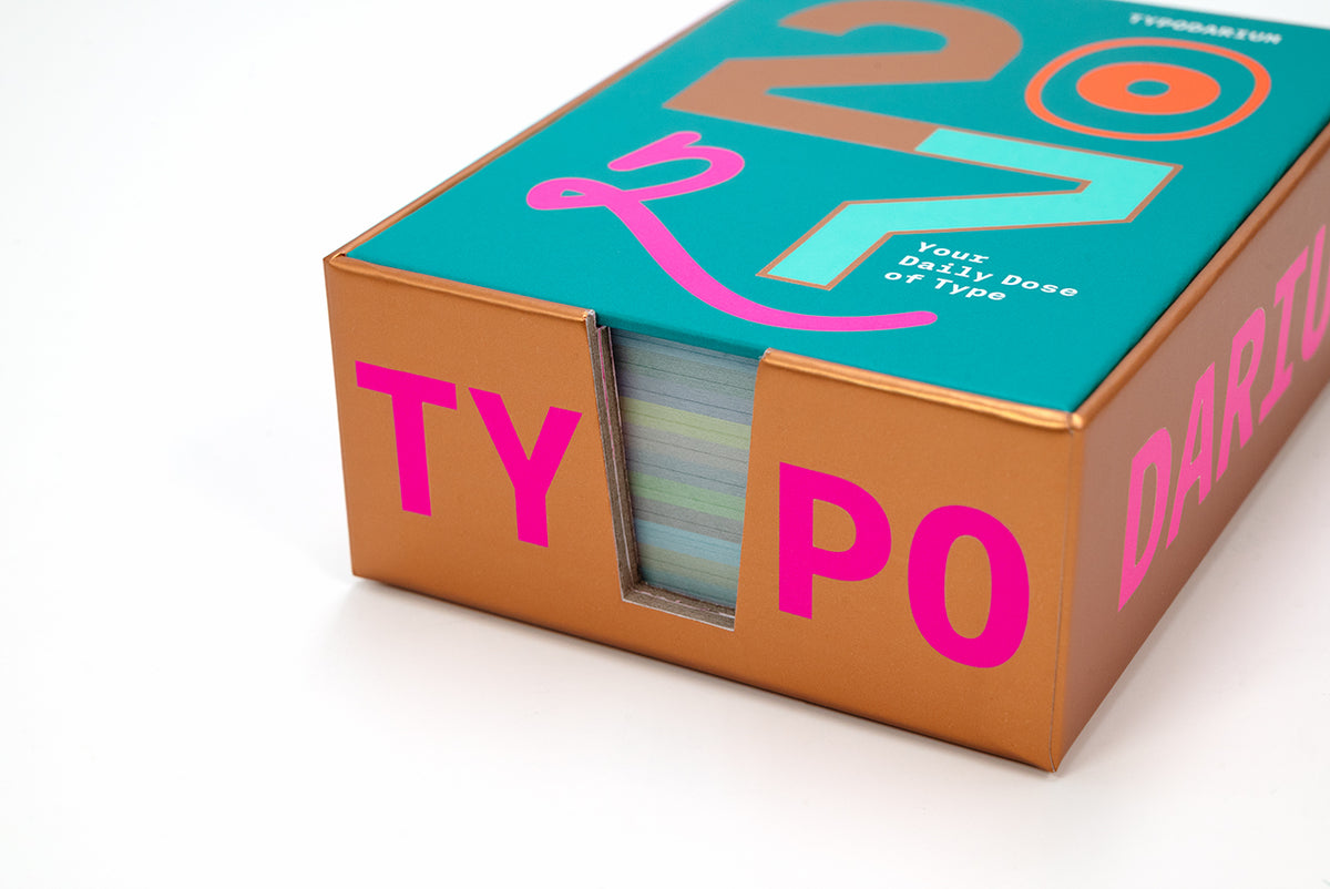 日めくり カレンダー タイポダリウム Typodarium 2027