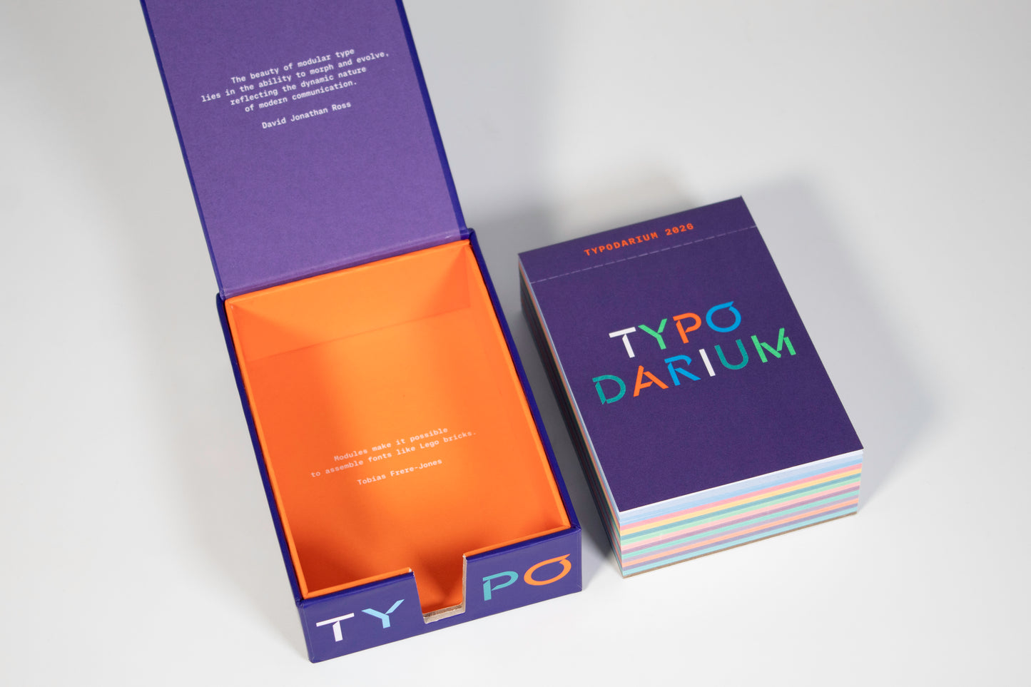 日めくり カレンダー タイポダリウム Typodarium 2026
