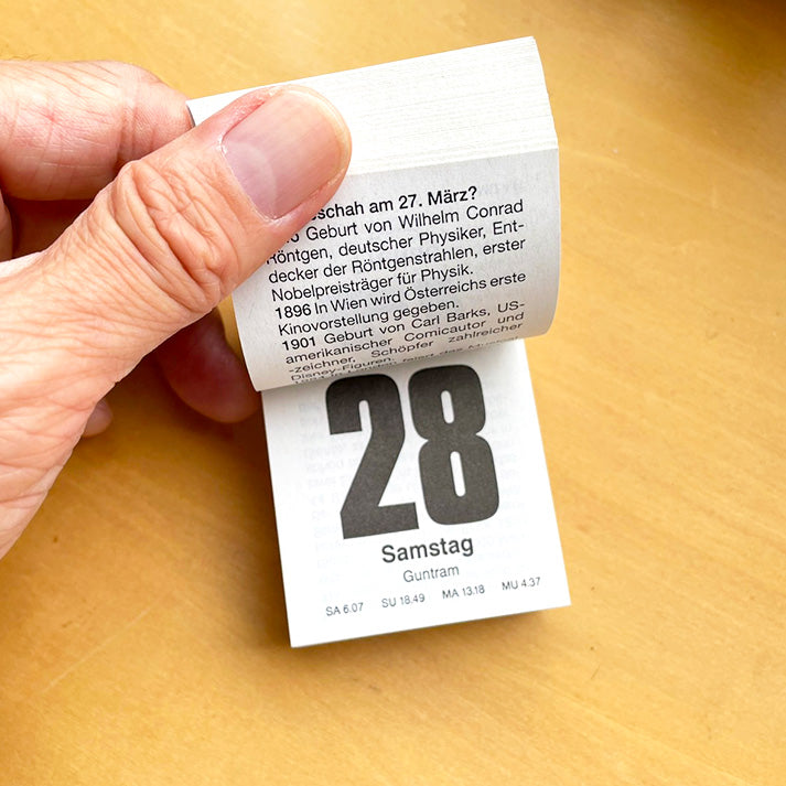 ブルネン 2026 日めくり カレンダー  BRUNNEN