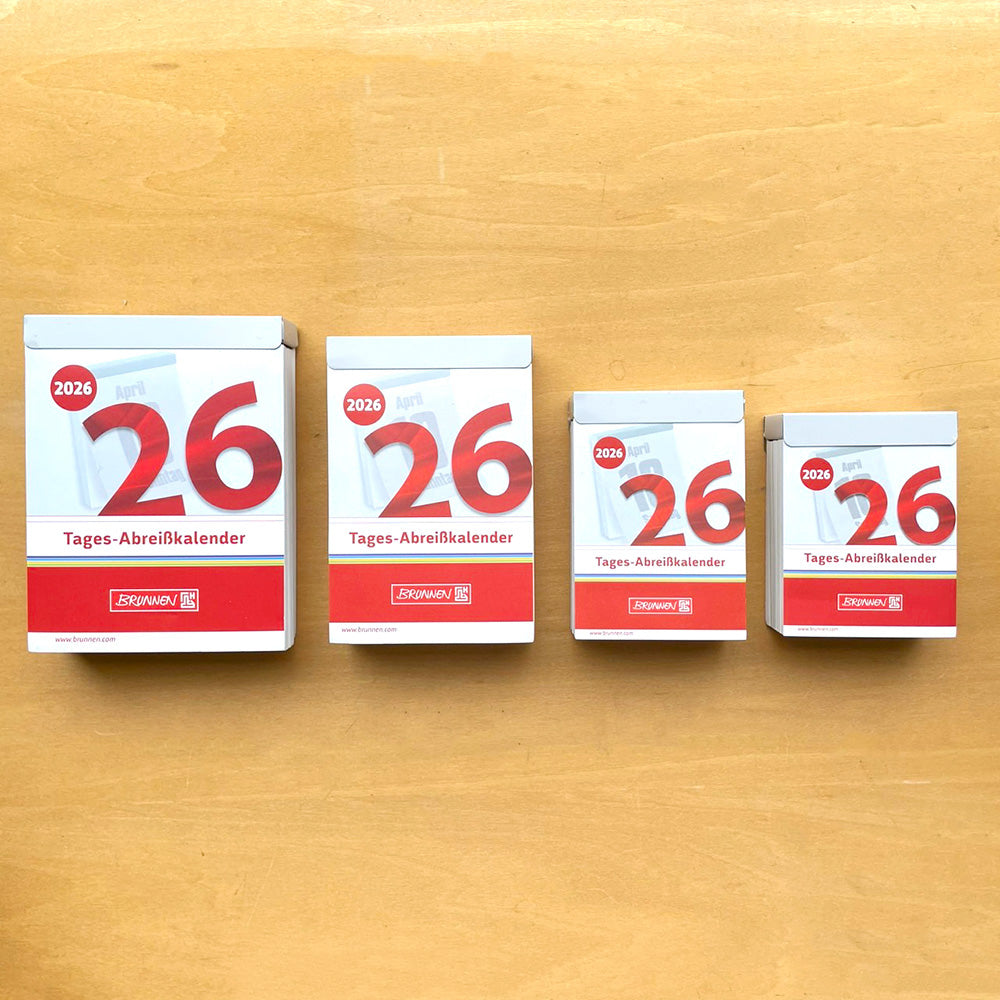 ブルネン 2026 日めくり カレンダー  BRUNNEN
