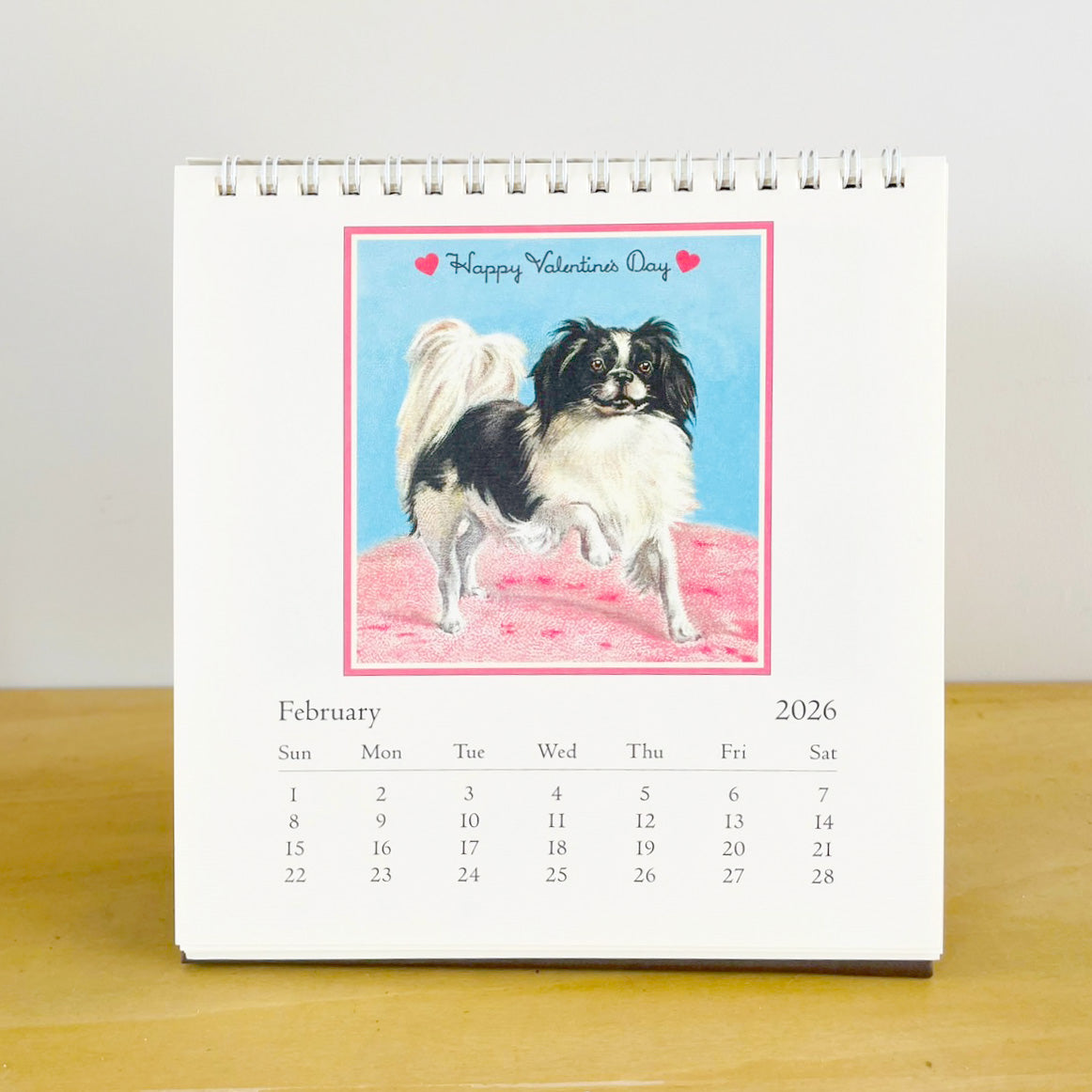 カバリーニ 2026年 カレンダー VintageDogs ヴィンテージ ドッグ 卓上