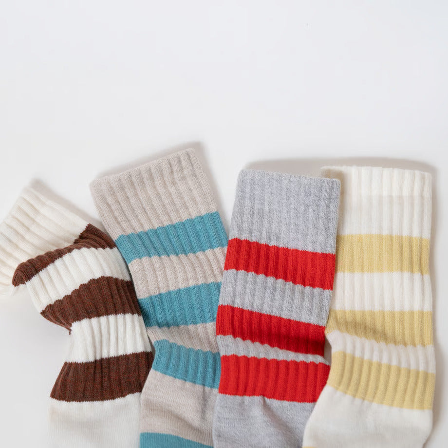 AMITABI STOKED! コットンウールストライプソックス アミタビ ストークド