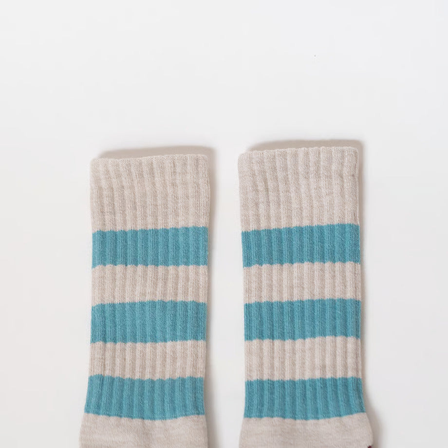 AMITABI STOKED! コットンウールストライプソックス アミタビ ストークド