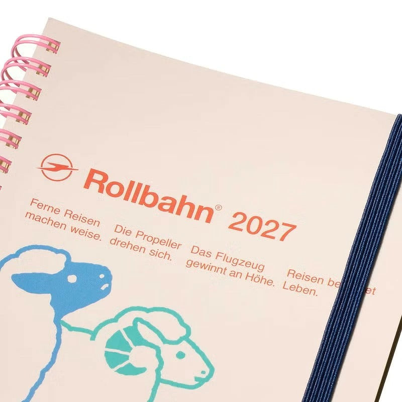 ロルバーン 2027 ダイアリー L シープ デルフォニックス DELFONICS Rollbahn