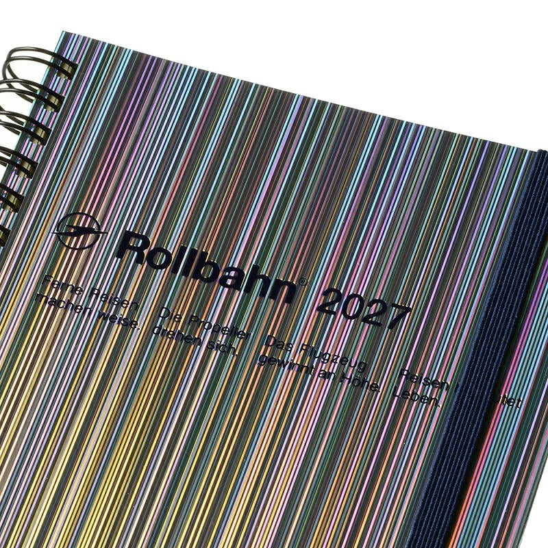 ロルバーン 2027 ダイアリー L メタリック デルフォニックス DELFONICS Rollbahn 170020