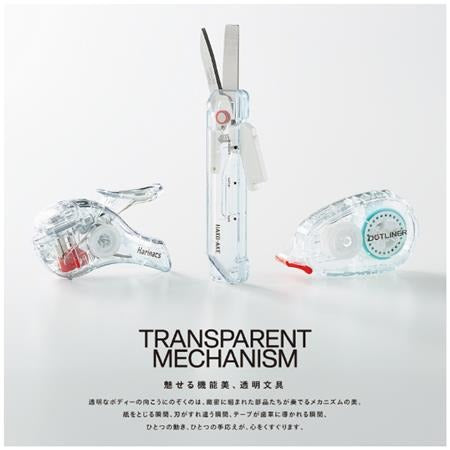 KOKUYO コクヨ 2Way 携帯ハサミ TRANSPARENT MECHANISM ハコアケ