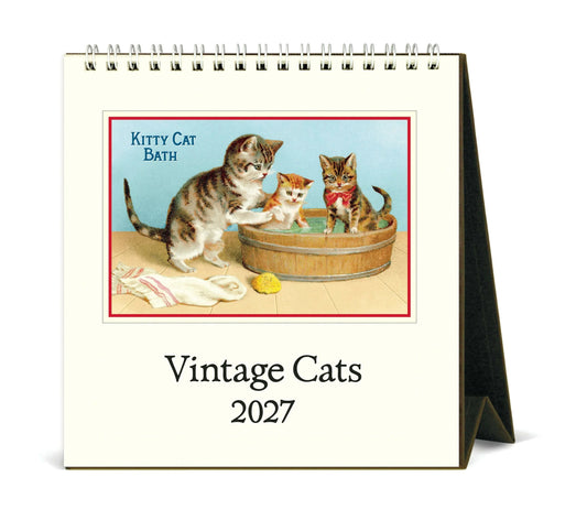 カバリーニ 2027年 カレンダー ヴィンテージ キャット VintageCats 卓上
