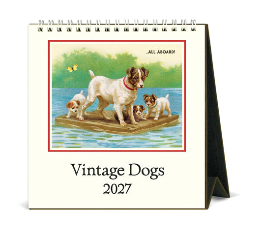 カバリーニ 2027年 カレンダー VintageDogs ヴィンテージ ドッグ 卓上