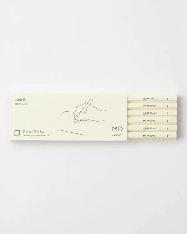 MD鉛筆 B芯 6本組 MD PRODUCT デザインフィル
