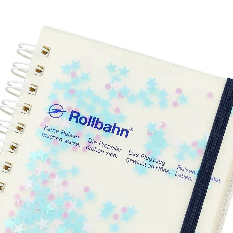 ロルバーン ノート グリッター M ポケット付メモ デルフォニックス rollbahn DELFONICS