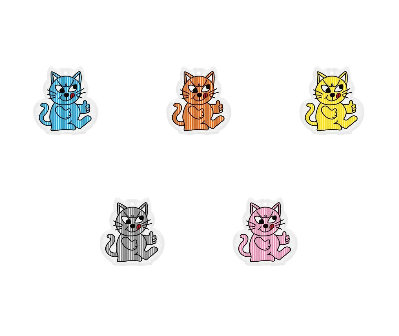 Cheeky Cat Reflector Midori Komatsu チーキー キャット リフレクター DETAIL