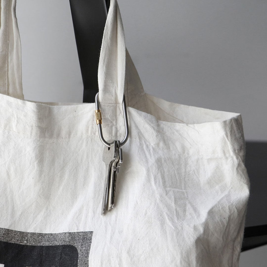 チタニウム スクリュー ロック キーリング キーホルダー DETAIL