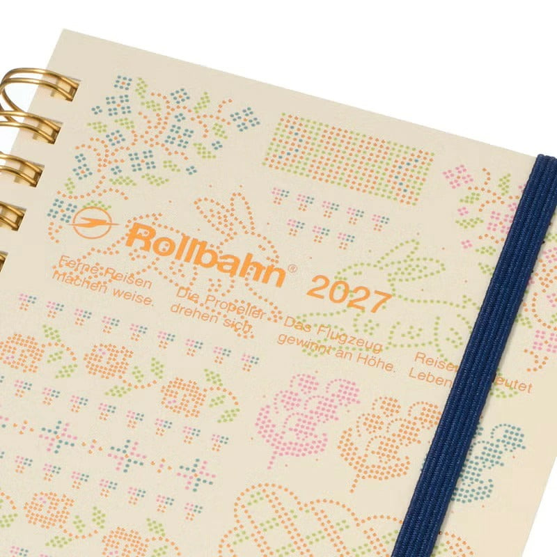 ロルバーン 2027 ダイアリー M グリマー デルフォニックス DELFONICS Rollbahn