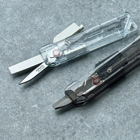 KOKUYO コクヨ 2Way 携帯ハサミ TRANSPARENT MECHANISM ハコアケ