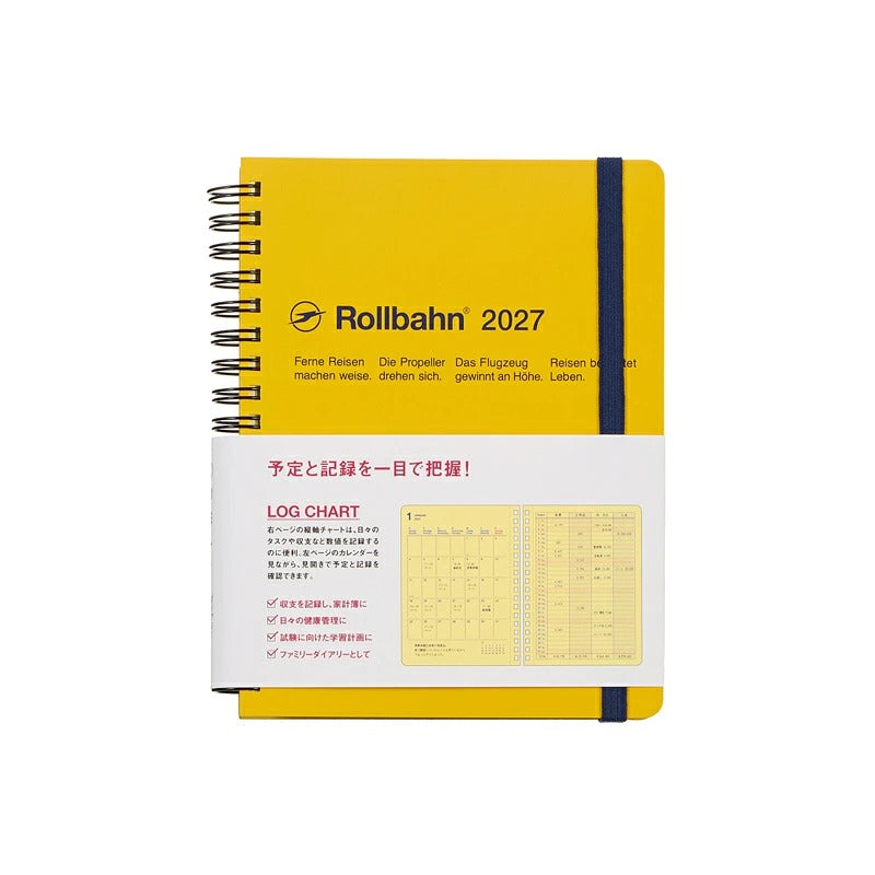 ロルバーン 2027 ダイアリー ログチャート L デルフォニックス DELFONICS Rollbahn