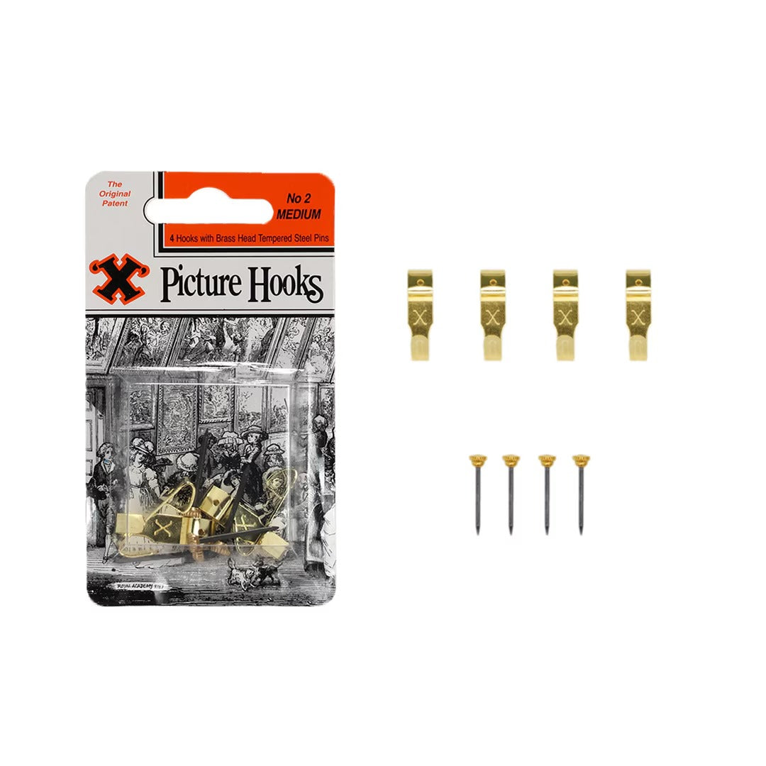Frank Shaw X Picture Hooks No2 set of 4