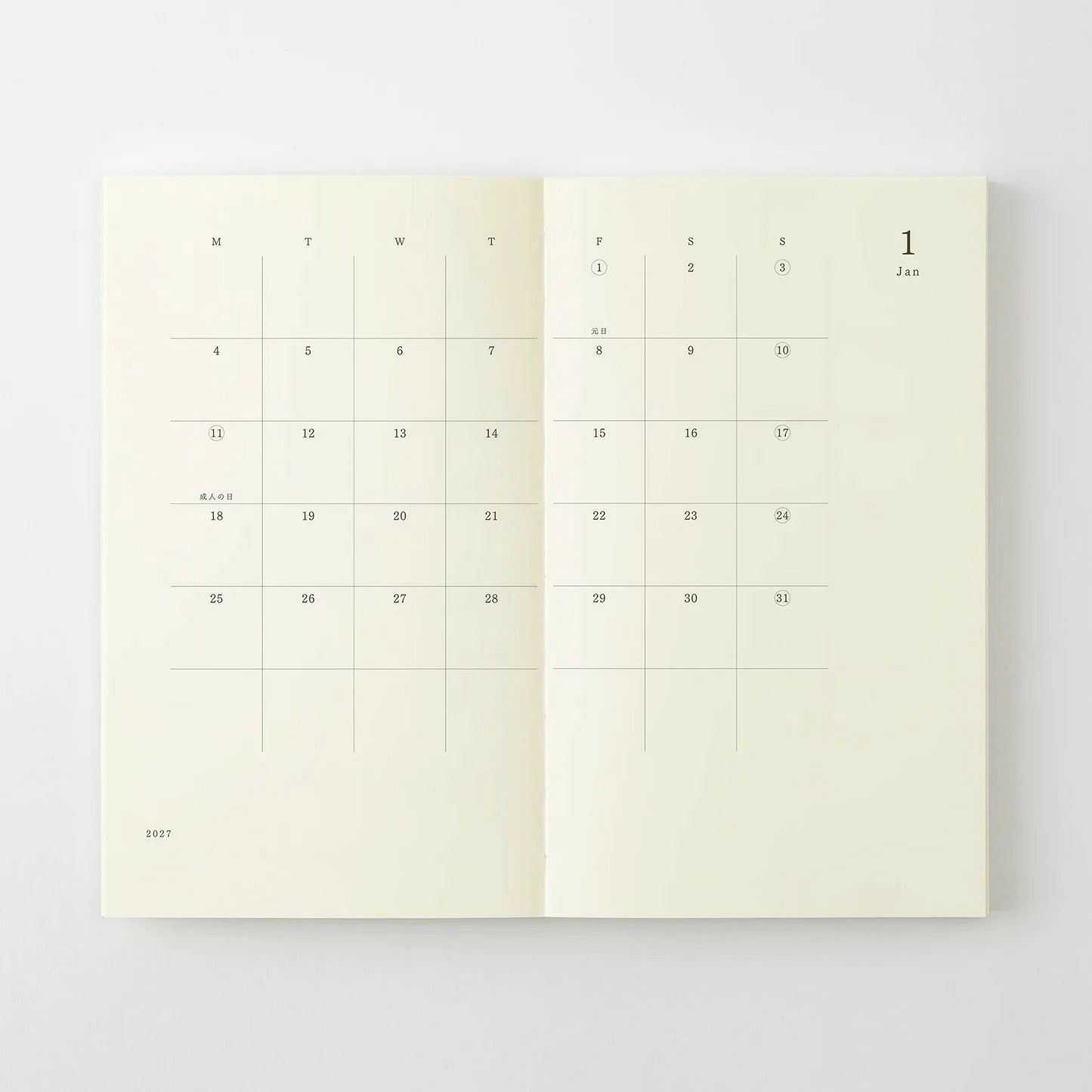 MDノートダイアリー 2027 新書 MD PRODUCT