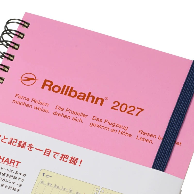 ロルバーン 2027 ダイアリー ログチャート L デルフォニックス DELFONICS Rollbahn