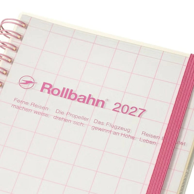 ロルバーン 2027 ダイアリー L ハイクリアポケット チェック デルフォニックス DELFONICS Rollbahn