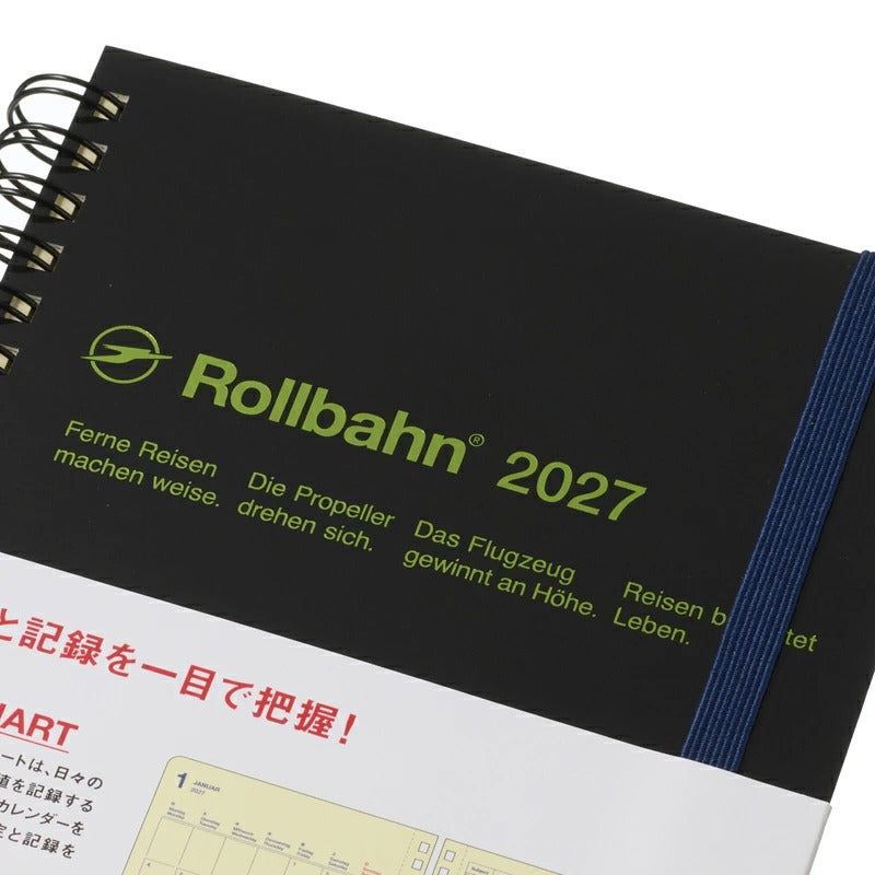 ロルバーン 2027 ダイアリー ログチャート L デルフォニックス DELFONICS Rollbahn