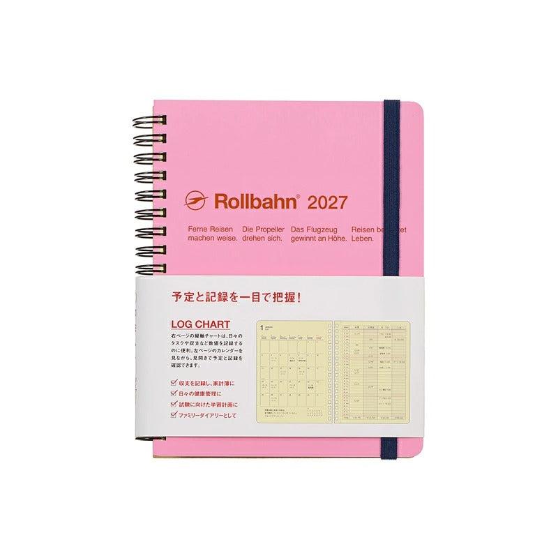ロルバーン 2027 ダイアリー ログチャート L デルフォニックス DELFONICS Rollbahn