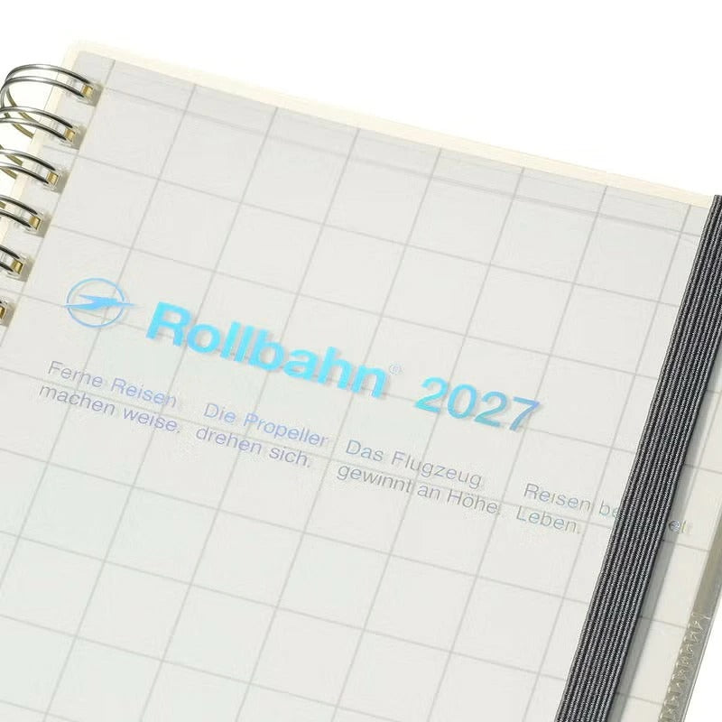 ロルバーン 2027 ダイアリー L ハイクリアポケット チェック デルフォニックス DELFONICS Rollbahn