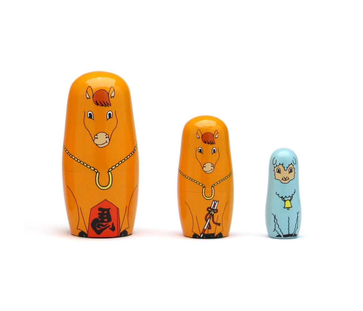 マトリョーシカ ハッピーニューホース Happy New Horse MIDORI KOMATSU DETAIL