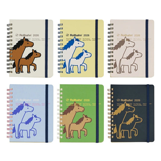 ロルバーン 2026 ダイアリー M ポニー デルフォニックス DELFONICS Rollbahn