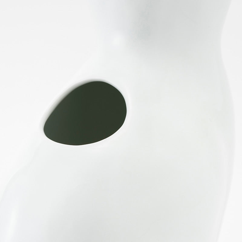 アマブロ　ひがしちか「愛編む磁器猫」 フラワーベース　amabro