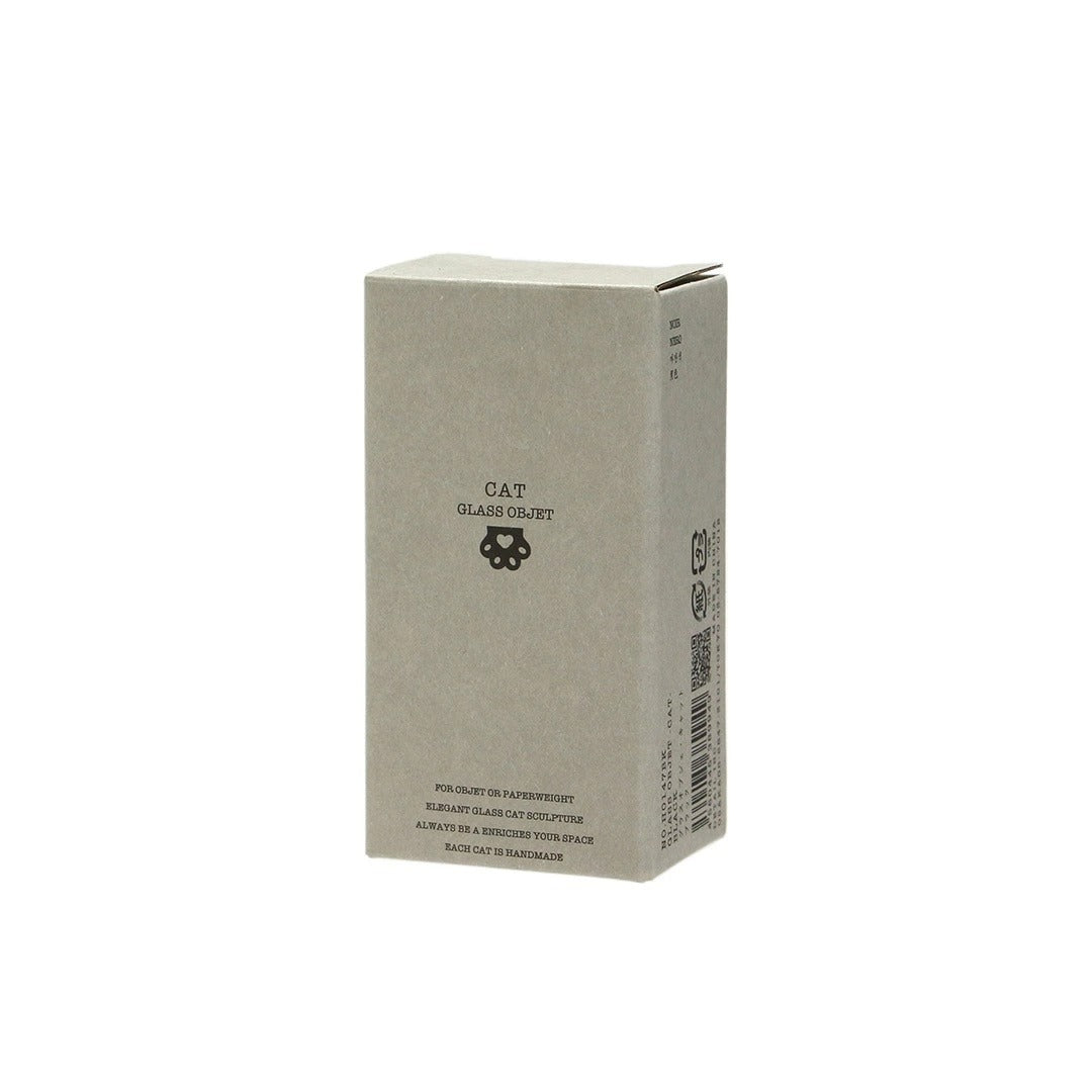 Glass Objet Cat HERE byDETAIL グラス オブジェ キャット 猫