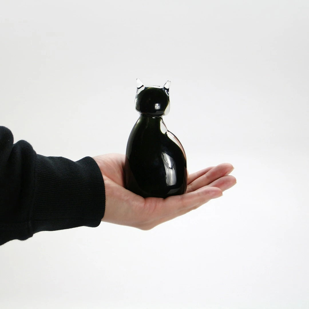Glass Objet Cat HERE byDETAIL グラス オブジェ キャット 猫