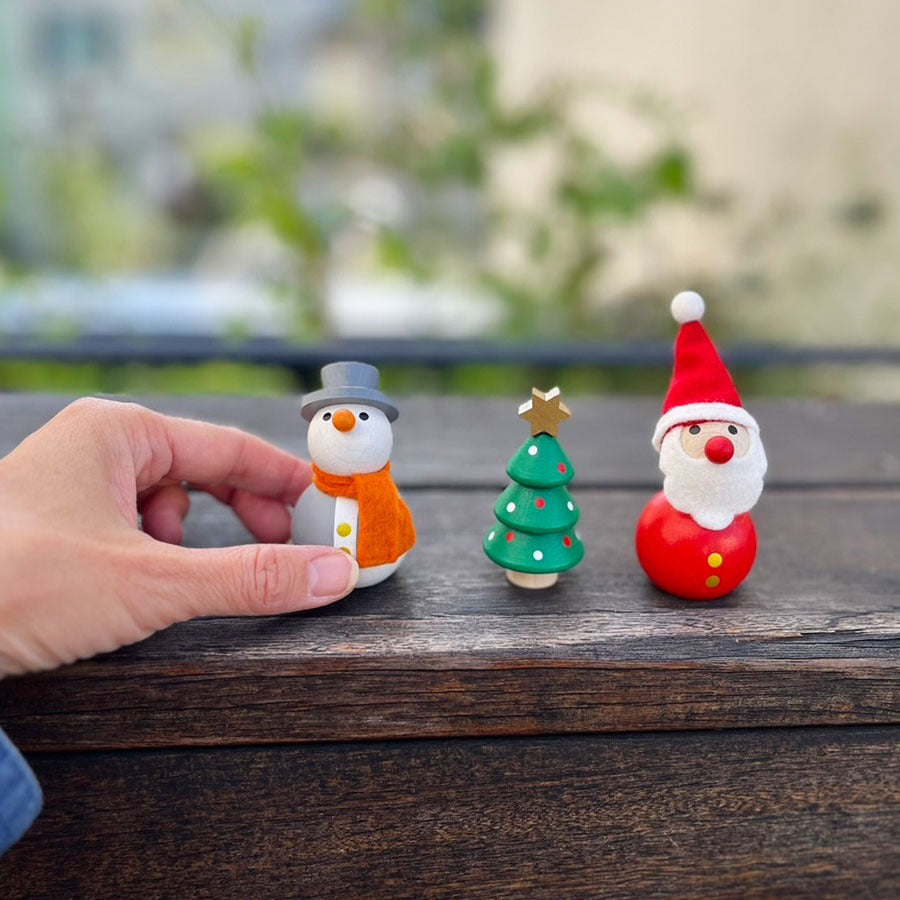 ハラチキ 手のひら人形 クリスマス ツリートイ 木製 おもちゃ 玩具