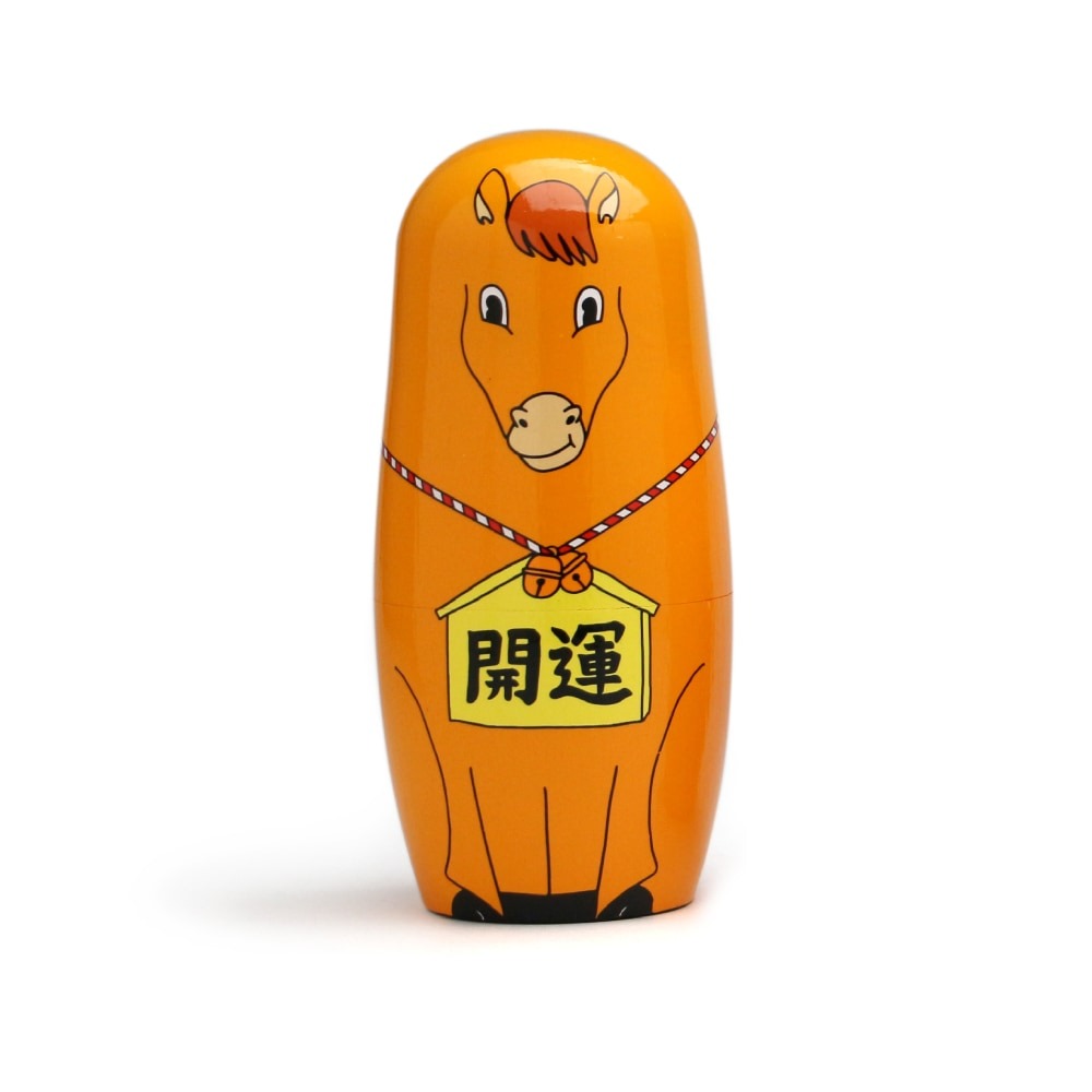 マトリョーシカ ハッピーニューホース Happy New Horse MIDORI KOMATSU DETAIL